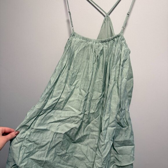 Urban Outfitters Romper Dress Light Green NWT Medium - Picture 8 of 9
